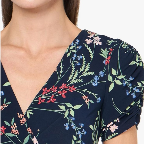 TOMMY HILFIGER WOMENS FLORAL DRESS 4P - Picture 3 of 10